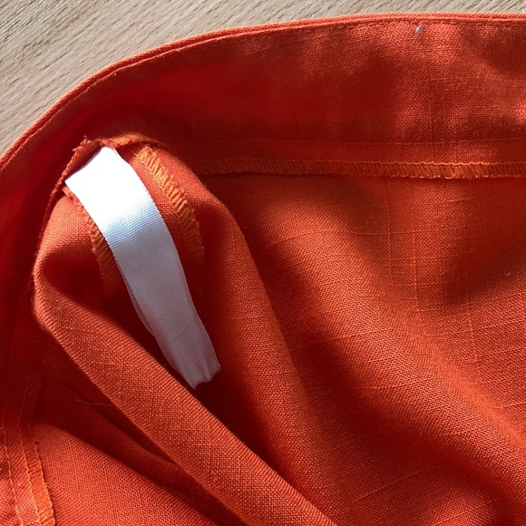Vintage orange pencil skirt size 6 - Picture 10 of 10